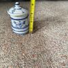 Blue Decorated German Apothecary Jars - 3