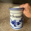 Blue Decorated German Apothecary Jars - 4