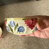 Nimy Belgium Hand-Painted Ceramic Bowls, Floral Motif - 2
