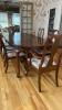 Dining Table and 8 Chairs in the Queen Anne Style