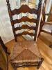 Ladder Back Chair With Rush Seat - 2