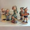 Five Hummel Porcelain Figurines