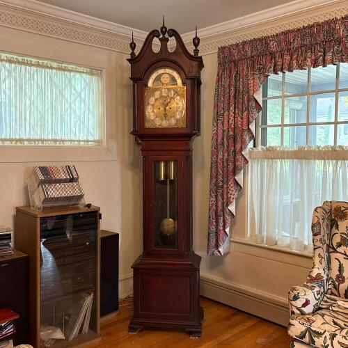 Grandfather Clock with Moon Phase Dial