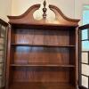 Secretary Desk with Glass-Front Bookcase - 2