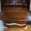 Secretary Desk with Glass-Front Bookcase - 3