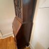 Secretary Desk with Glass-Front Bookcase - 8