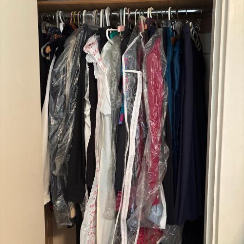 Vintage Women's Dresses, Skirts, and Blouses Assortment