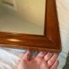 Rectangular Wood-Framed Mirror - 8