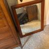 Rectangular Wood-Framed Mirror - 9