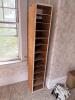Rustic Tall Wooden Cubby Organizer Shelf Unit