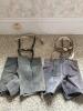 Two Pairs of Child-Size Suede Lederhosen Shorts With Suspenders