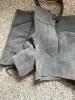 Two Pairs of Child-Size Suede Lederhosen Shorts With Suspenders - 6