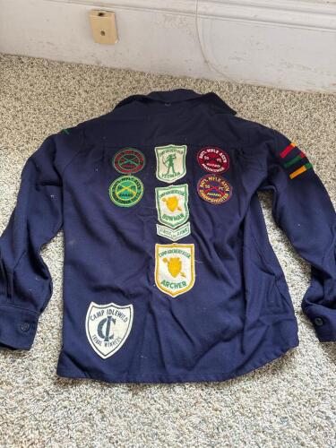 Vintage Camp Idlewild Wool Shirt with Patches