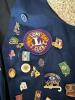 Lions Club New Hampshire Vest with Assorted Lapel Pins - 3
