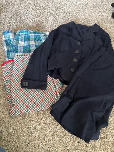 Vintage Lord & Taylor Silk Set with Skirts, One Pendleton