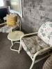 Set of Metal Frame Patio Furniture - 3