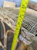 Wicker Side Table and Pair of Wicker Nesting Side Tables - 7
