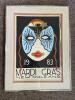Framed 1983 Mardi Gras New Orleans Poster, Numbered, Signed