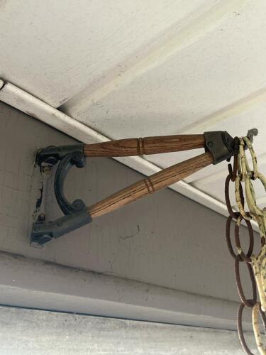 (2) Vintage Swing-Arm Bracket Plant Hanger