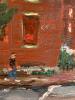 Framed Street Scene Painting Signed Timothy Craig 1994 - 2