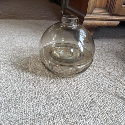 Glass Globe Candle Hurricane Lamp