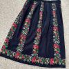 Herman Geist Petites Floral Corduroy Skirt