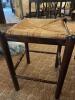 Wooden Rush Seat Stool in Traditional Style - 2