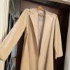 Ultrasuede Belted Trench Coat in Beige - 5