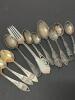 Sterling Silver Utensil Collection and Coin Silver Fork