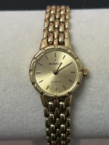 Movado 14K Gold Swiss Quartz Ladies Watch