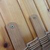 Wall-Mounted Woven Storage Baskets with Wooden Backing - 6