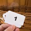Wall-Mounted Woven Storage Baskets with Wooden Backing - 10
