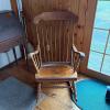 Fluehr's Windsor-Style Wooden Rocking Chair - 3