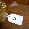 Round Wooden Box with Painted Floral Design - 8
