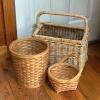 Trio of Woven Baskets