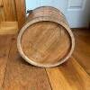 Wooden Bucket with Swing Handle and Winter Scene - 6