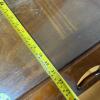 Mahogany Glass Top Butlers Tray Table - 11