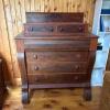 Empire-Style Chest of Drawers with Raised Top