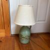 Jug Base Table Lamp With Eagle Motif and Shade - 2