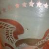 Jug Base Table Lamp With Eagle Motif and Shade - 6