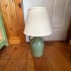 Jug Base Table Lamp With Eagle Motif and Shade - 7