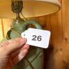 Jug Base Table Lamp With Eagle Motif and Shade - 12
