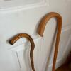Pair of Wooden Walking Canes - Rustic and Classic - 2
