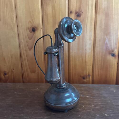 George Good Candlestick Telephone Figurine Music Box