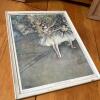 Pair of Framed Paint-by-Number Girl Portraits with Ballet Print - 3
