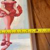 Pair of Framed Paint-by-Number Girl Portraits with Ballet Print - 13