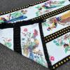 Bird and Floral Needlework Textile with Fringe - 6
