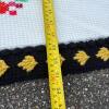 Bird and Floral Needlework Textile with Fringe - 7