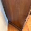 Wood China Cabinet with Glass Doors and Drawers - 9