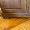 Wood China Cabinet with Glass Doors and Drawers - 10